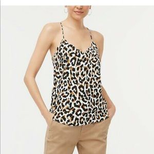 J. Crew leopard cami